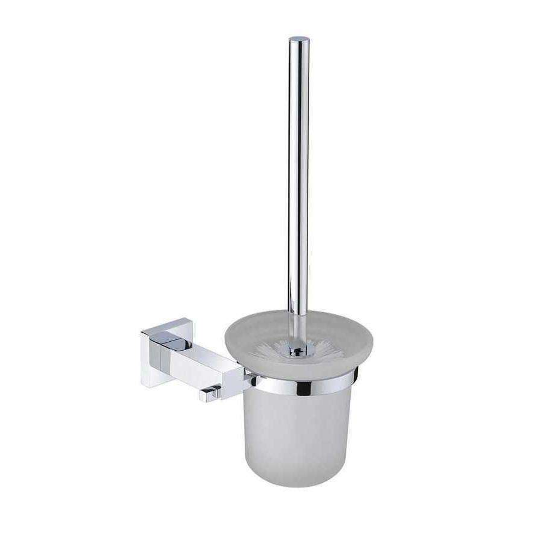 Aspire Unity **Square** Toilet Brush And Holder Chrome **24005**