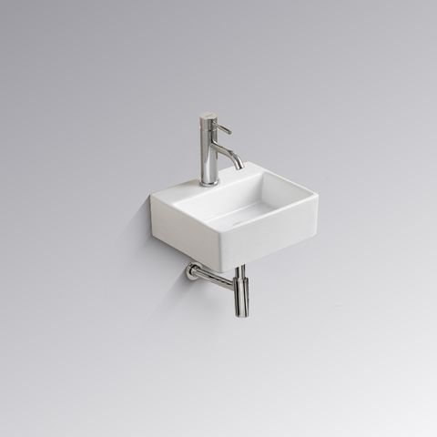 Wall Hung Basin 1 Taphole Without Overflow(Bestlink P#:B-006W)