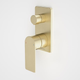 Caroma Urbane II Bath/Shower Mixer With Diverter Rectangle Brushed Brass