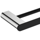 Lincoln Black And Chrome Double Towel Rail(Fienza P#:86008600)
