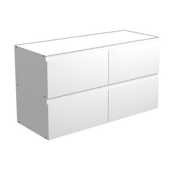 Fienza Amato 1200 Vanity Base Cabinet Only Matte White 120Bw-C