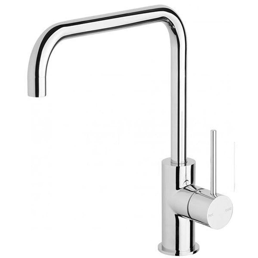 Phoenix Vivid Slimline Sink Mixer 220Mm Squareline - Chrome