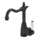 Fienza Eleanor Shepperds Crook Basin Mixer Matte Black Ceramic Handle