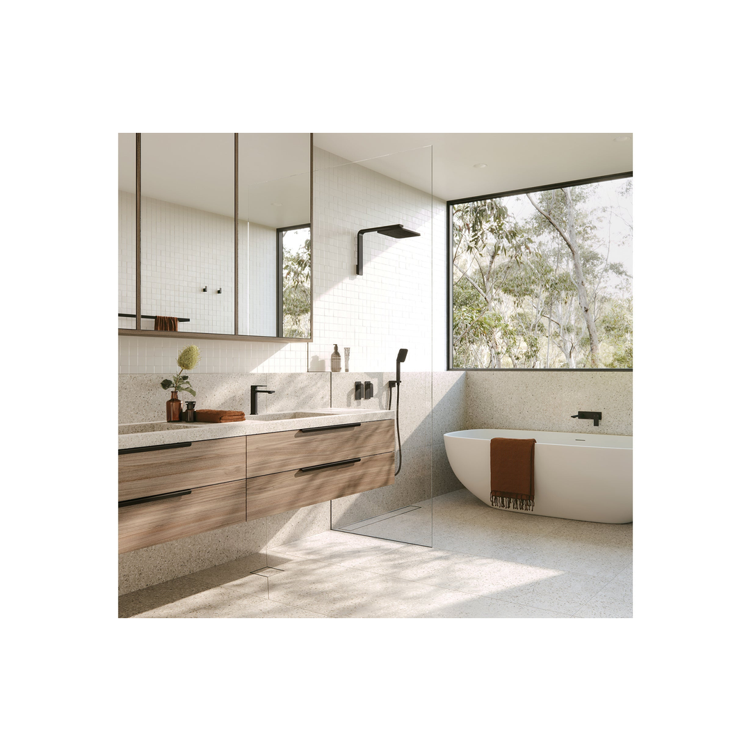 Phoenix Teel Shower/Wall Mixer - Matte Black