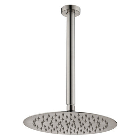 Fienza Kaya Shower Ceiling Dropper Set Brushed Nickel