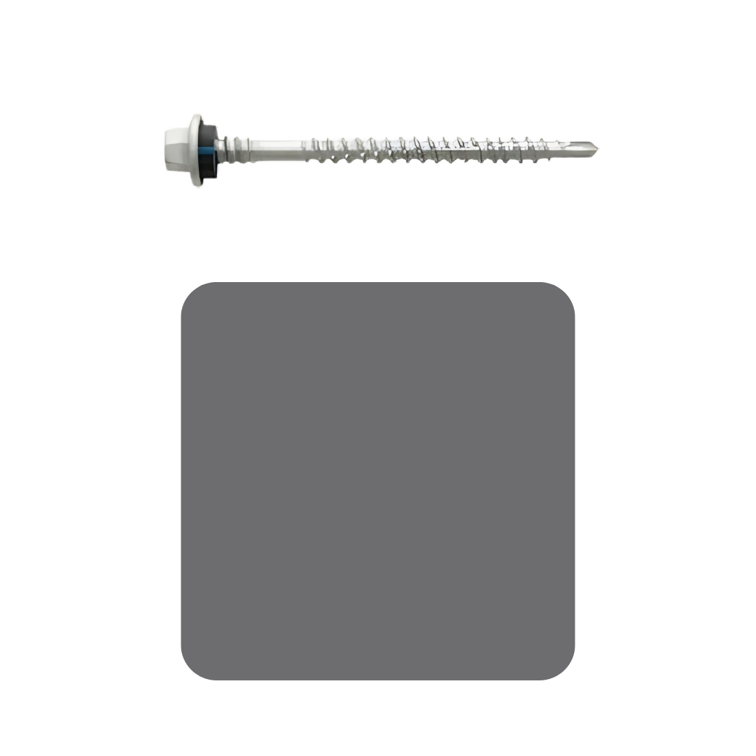 Roofing Screw Timber/Metal M6# 65mm Colorbond (100 Pack)