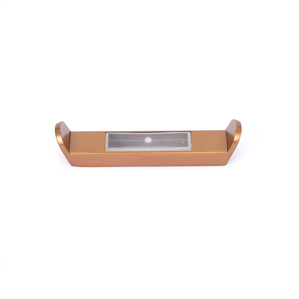 Radiant Brushed Bronze Flat Profile Vertical 930Mm Non Heated Single Bar Towel Rail