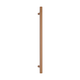 Radiant Vertical Single Heated Towel Bar 40Mm X 950Mm Brushed Bronze