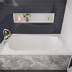 Decina Bambino Bath White 1650mm