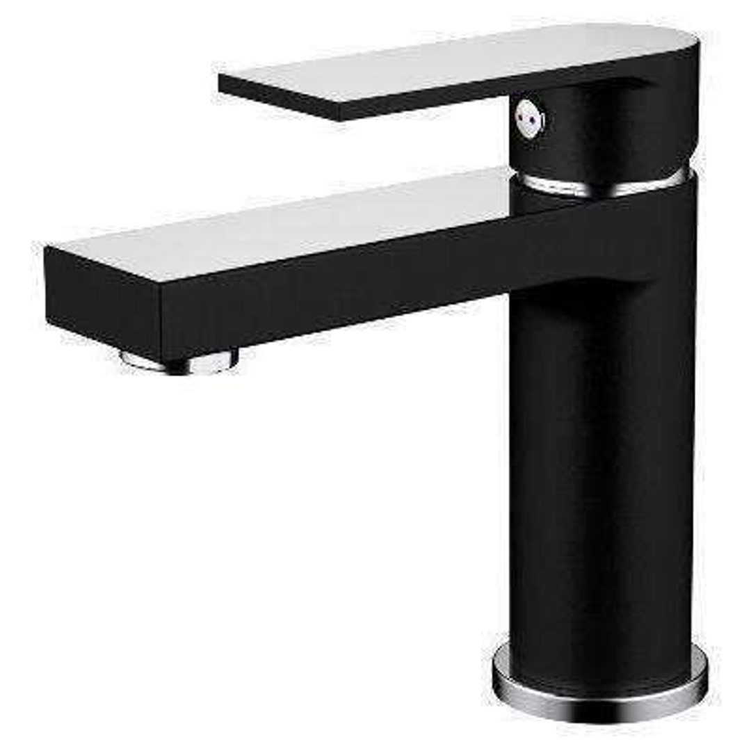 Millennium Kiato Basin Mixer Chrome/Black Trim