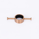 Radiant Vertical Towel Rail Hook For Vertical Heated Bar Brushed Copper