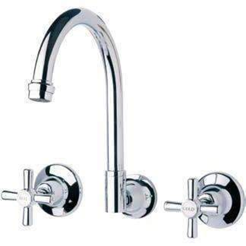 Aspire Zodiac Ii Chrome Wall Sink Set **Tp1765**