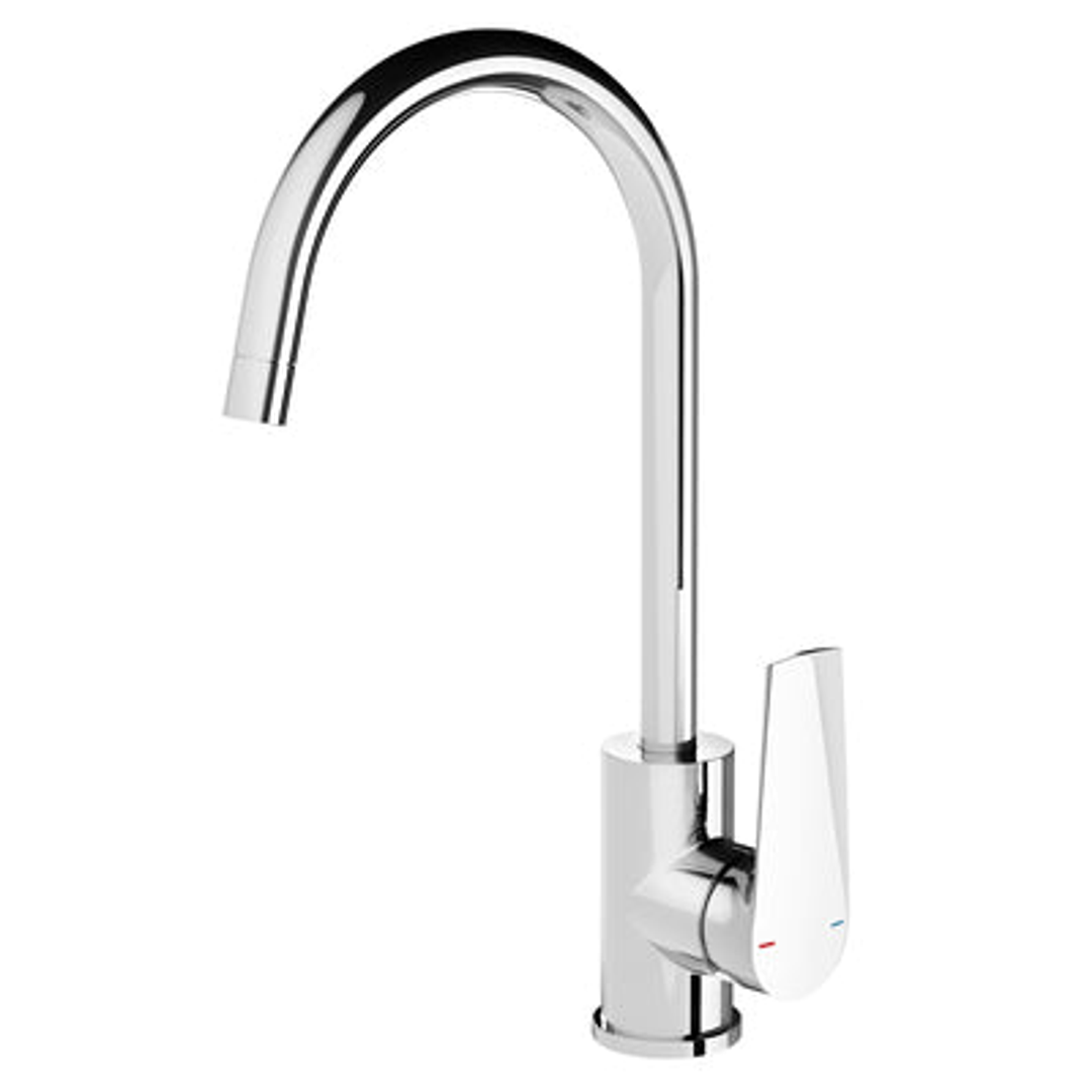 Phoenix Arlo Sink Mixer 200mm Gooseneck Chrome 151-7310-00