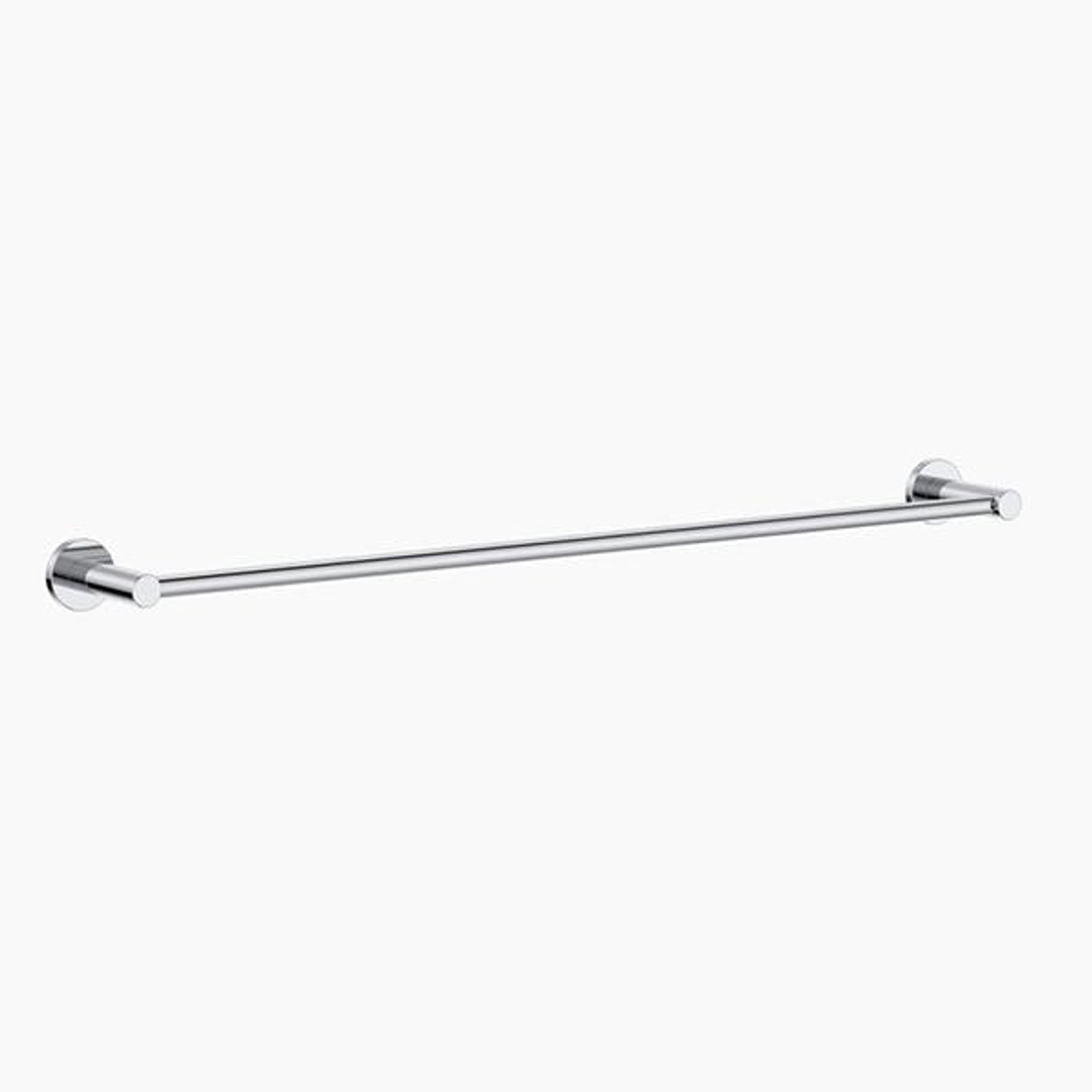 Clark Round Single Towel Rail Chrome