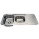 Aspire La Rosa 1 3/4 Bowl 1080X480 S/Steel Sink  1Th Right Hand Bowl