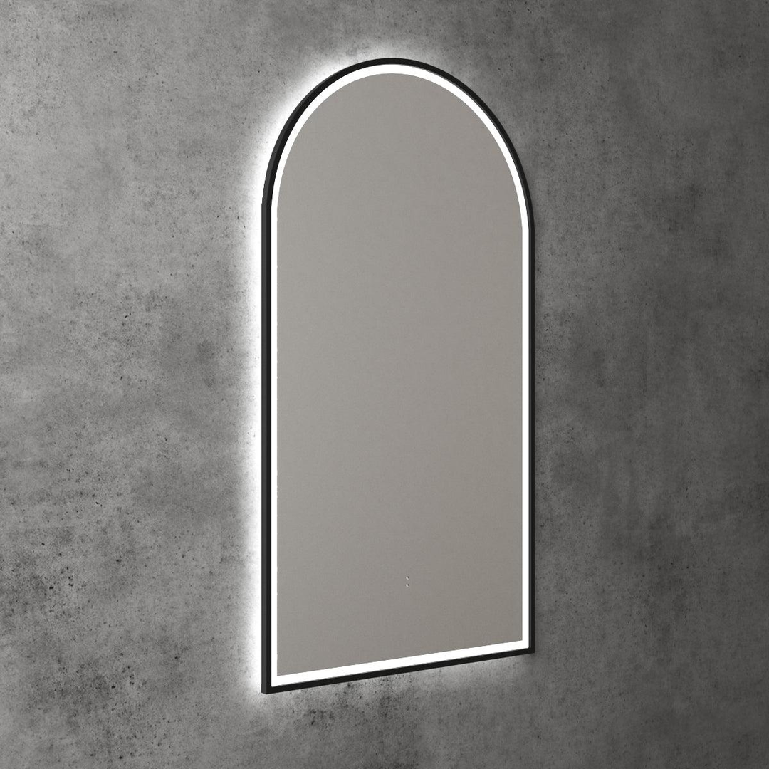 Aulic Canterbury Arch Led Mirror 500X900X30mm Matte White