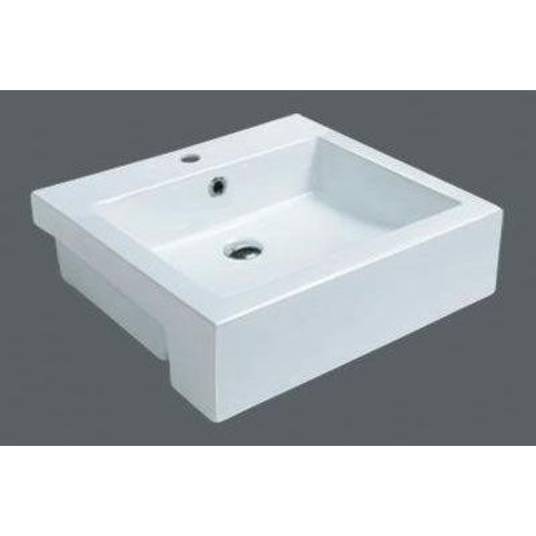 Aussie Life Semi Recessed Basin 500X480X140mm 1Th Mg-8050H