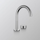 Bestlink Element Progressive Hob Mounted Basin Mixer Set Brushed Nickel