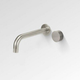 Bestlink Element Progressive Wall Basin Mixer 200mm Reach Spout Brushed Nickel