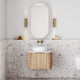 Cassa Design V-Groove Natural Oak or Walnut Wall Hung Vanity - Burdens Plumbing