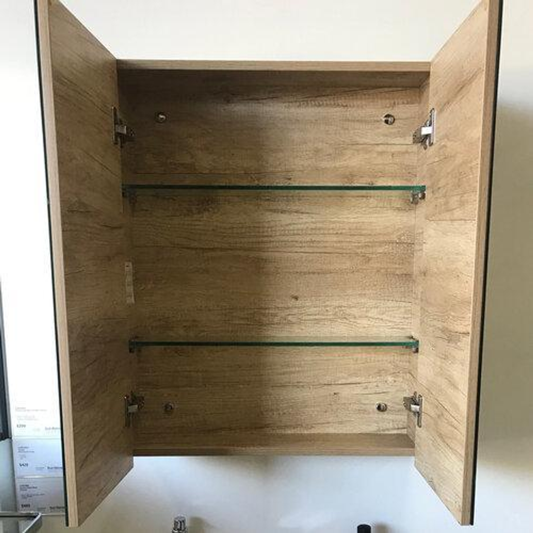 Castano 1200 Mirror Door Shaving Cabinet Oak