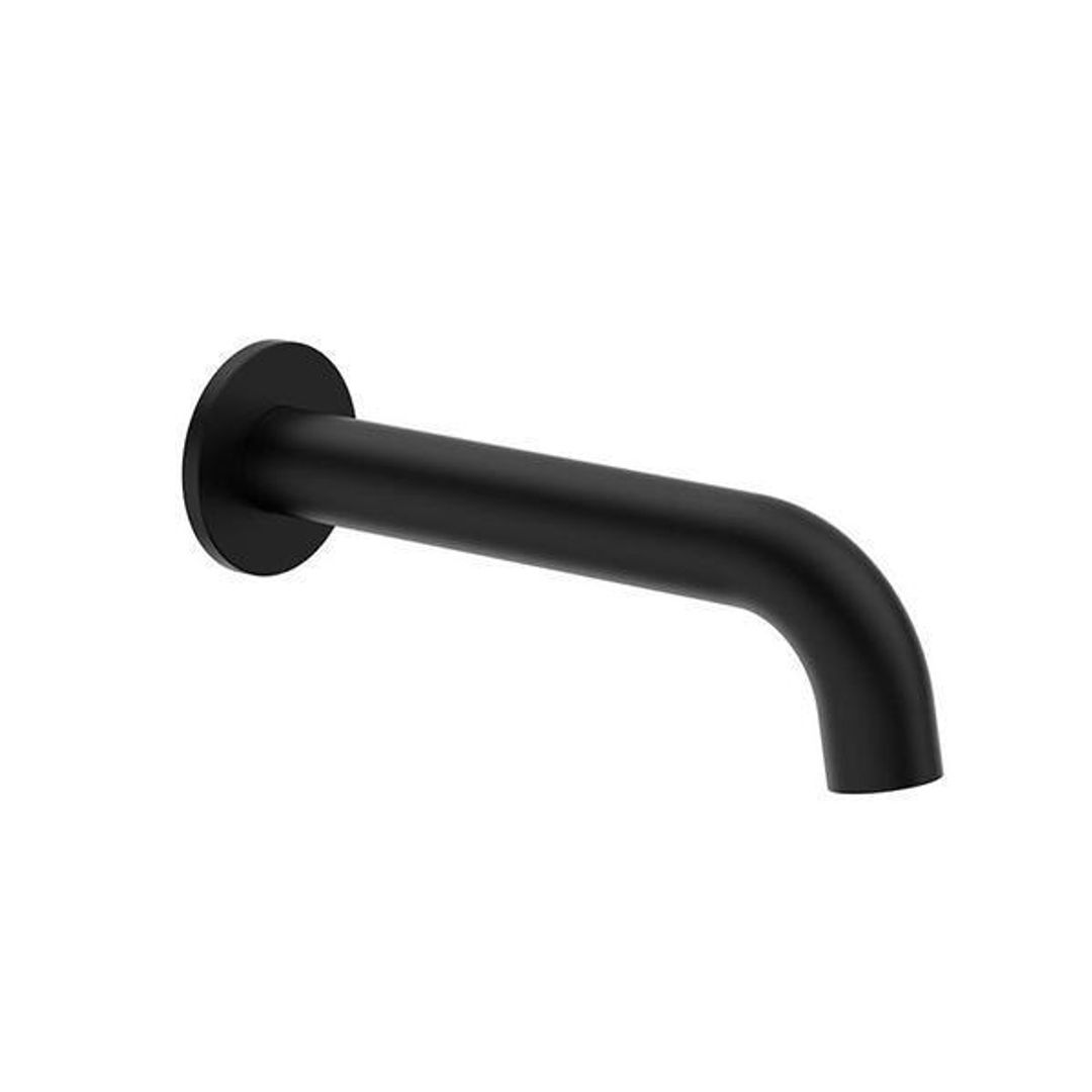 Clark Round Basin/Bath Outlet 180mm Matte Black