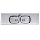 Clark S/S Sink F/Line 3007F 1538Mm Dbl Centre Bowls  1Th