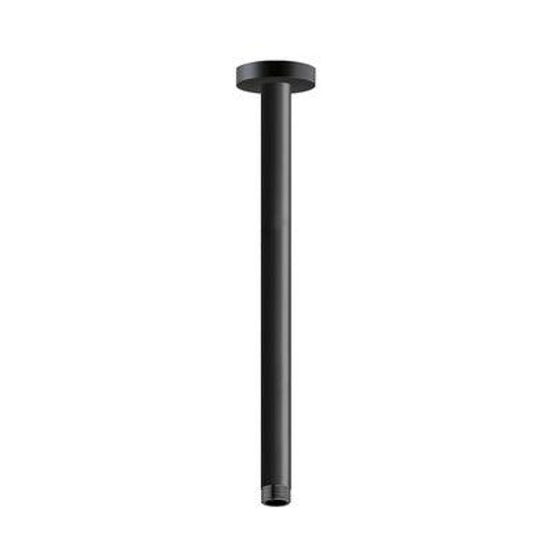 Collis Round Ceiling Arm Matte Black 300mm Rca8-Mb300