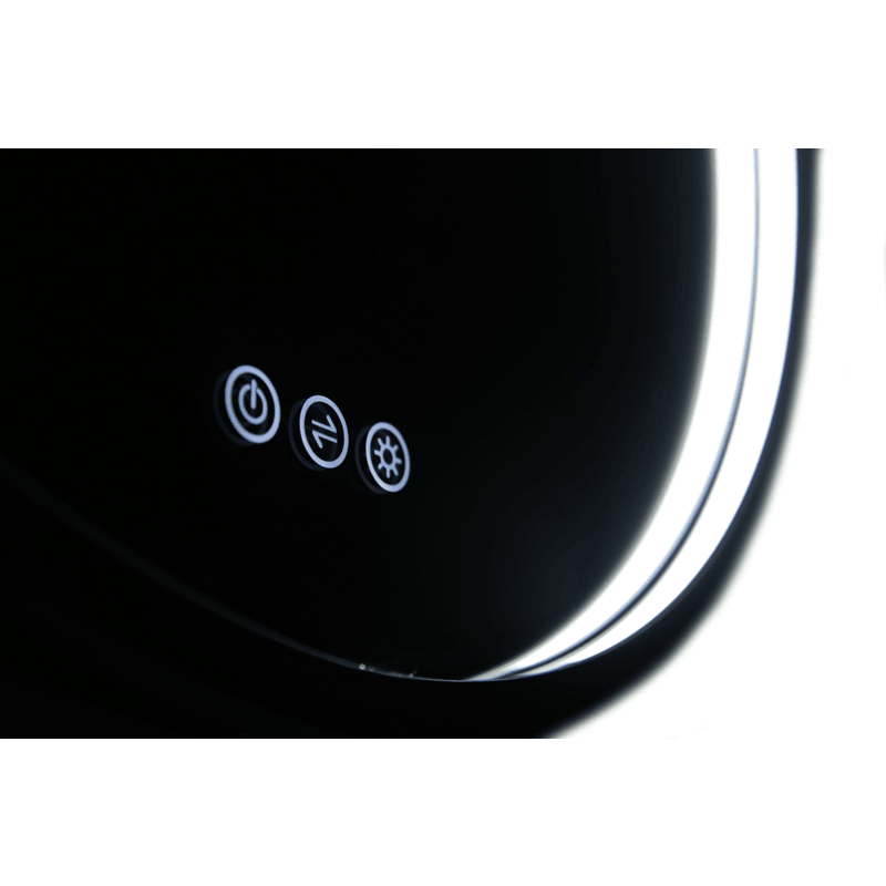 Euro Mirror Olek Black Led Mirror - Burdens Plumbing