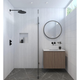 Euro Olek 800mm Round Led Mirror Black