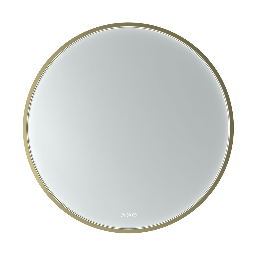 Euro Mirror Olek Brass Led Mirror
