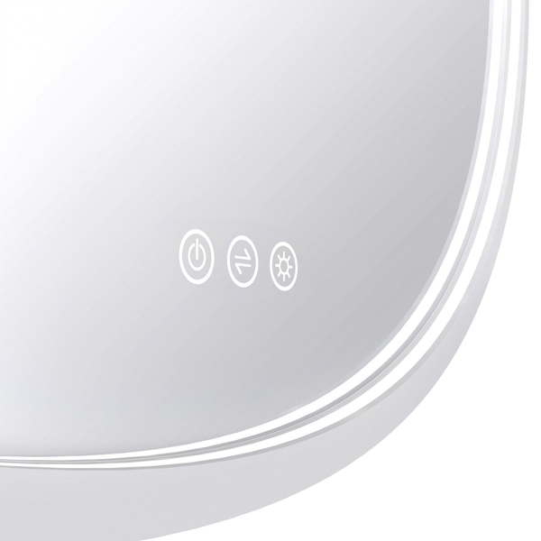 Euro Mirror Olek White Led Mirror