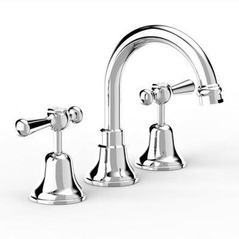 Faucet Cascade Basin Set C/Disc Lever Chrome