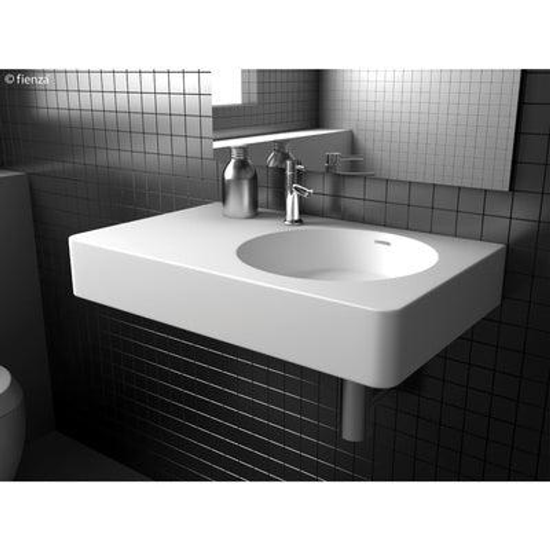 Fienza Encanto 700 Wall Hung Basin Right Hand Bowl 1 Tap Hole