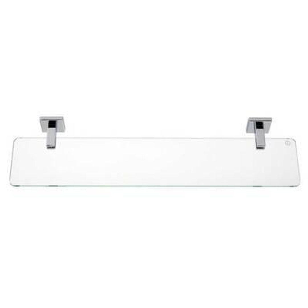 Hansa Cubit Accessory Shelf (Glass) 500mm Chrome