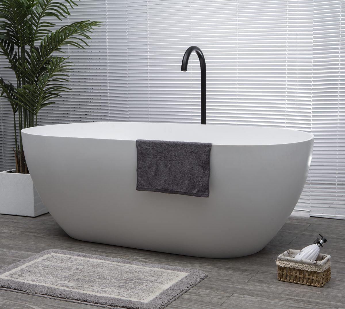 Kaskade Lucia Stone Bath 1600mm VX12 - Burdens Plumbing