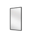 Ledin Midnight Mirror 900 X 750 X 20 Black Frame Aluminium Ldamidmb