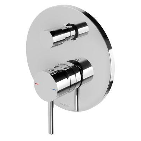 Phoenix Pina Shower/Bath Divertor Mixer Trim Kit Only Chrome 153-7940-00