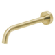 Phoenix Vivd Slimline Basin Outlet 230mm Curved Brushed Gold