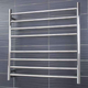 Radiant 8 Bar Round Heated Rail  750X750 Polished S/S  Left Hand