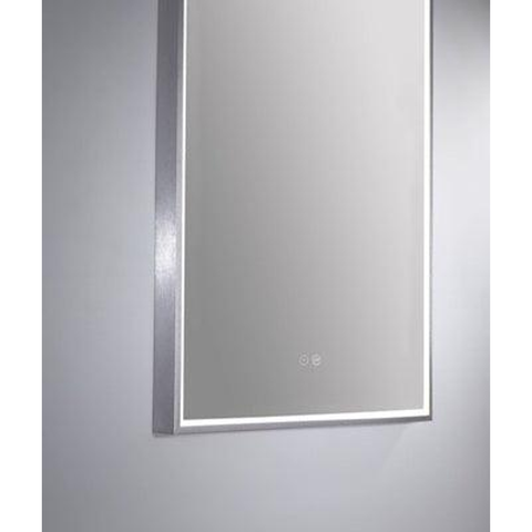 Remer Arch 500D Brushed Nickel Led Mirror 510H X 910W X 40D Ar50D-Bn