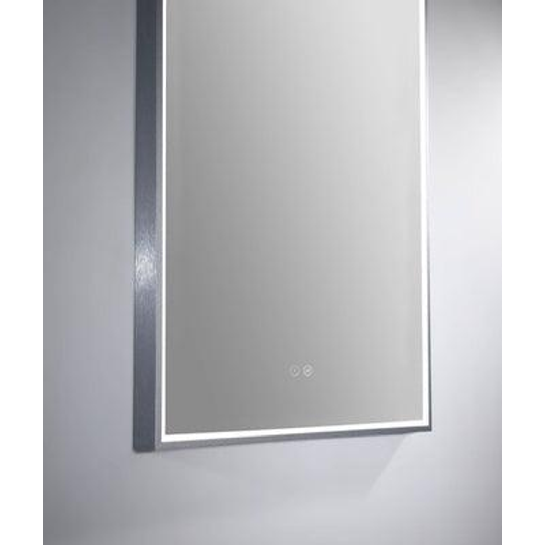 Remer Arch 500D Gun Metal Led Mirror 510H X 910W X 40D Ar50D-Gm