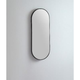 Remer Modern Oblong 460X1210 Matt Black Mirror 460W X 1210H X 40D Mo46121-Mb