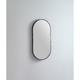 Remer Modern Oblong Mirror 460W X 910H X 40D - Matt Black