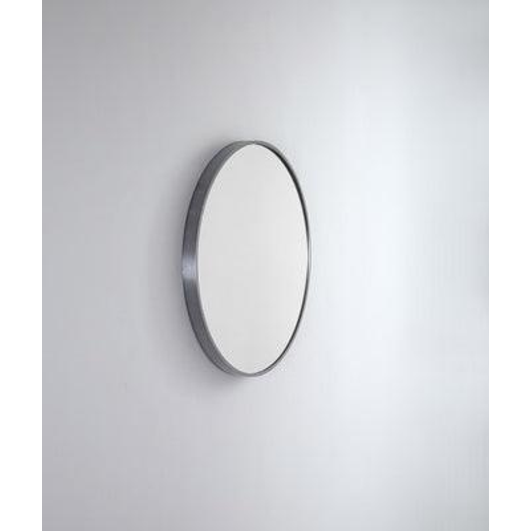 Remer Modern Round 610 Gun Metal Mirror 610W X 610H X 40D Mr61-Gm