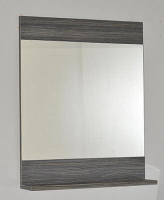 Rifco Cube 600 Mirror With Integrated Timber Shelf - Burdens Plumbing