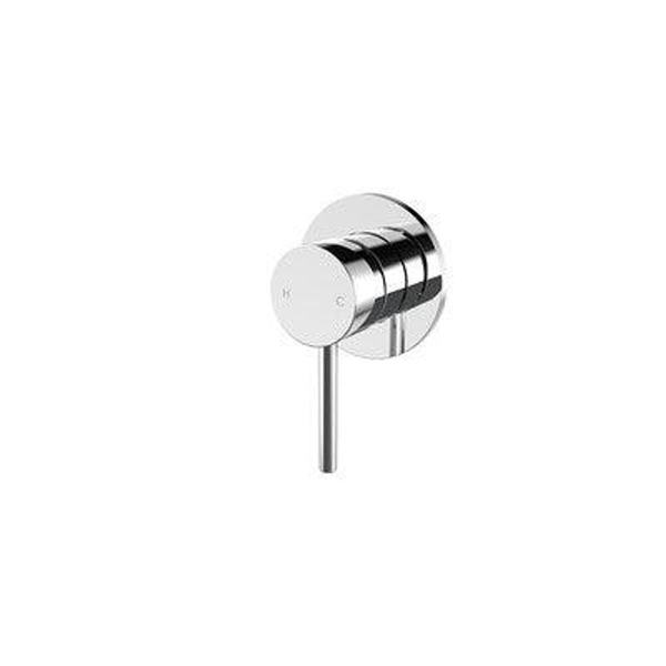 Streamline Axus Pin Lever Bath/Shower Mixer Brushed Nickel *External Only*
