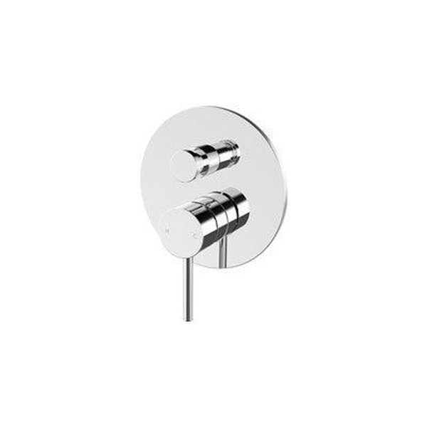 Streamline Axus Pin Lever Bath/Shower Mixer With Diverter Brushed Gun Metal *External Only*