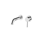 Streamline Axus Pin Wall Mount Basin/Bath Mixer 2 Plate 150mm Spout Brushed Nickel *External