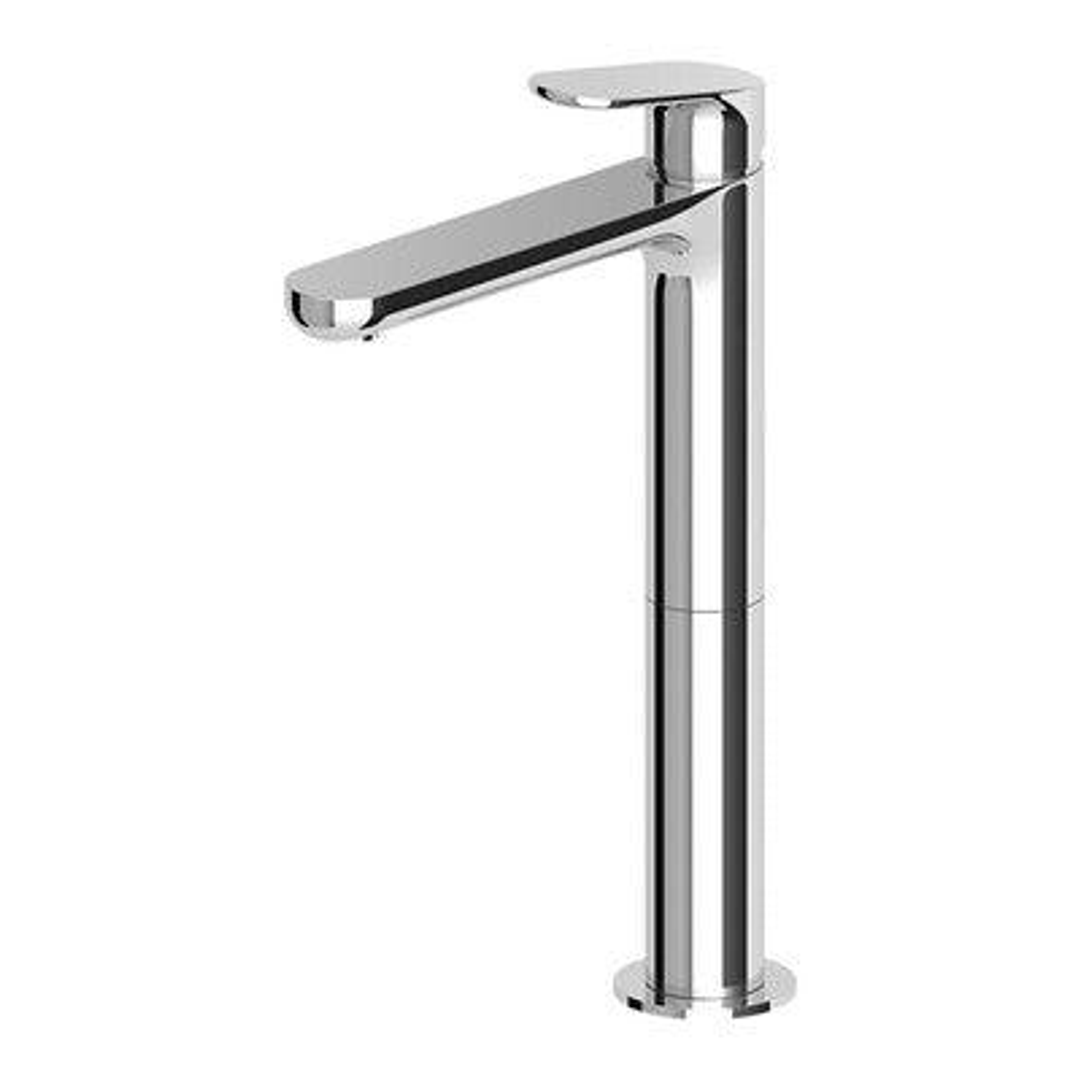 Streamline Nikko Extended Height Basin Mixer Brushed Nickel